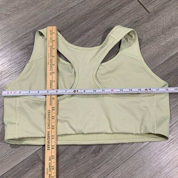 Nike Swoosh Spell Out Racer Back Green Bra size 2X - Picture 7 of 7